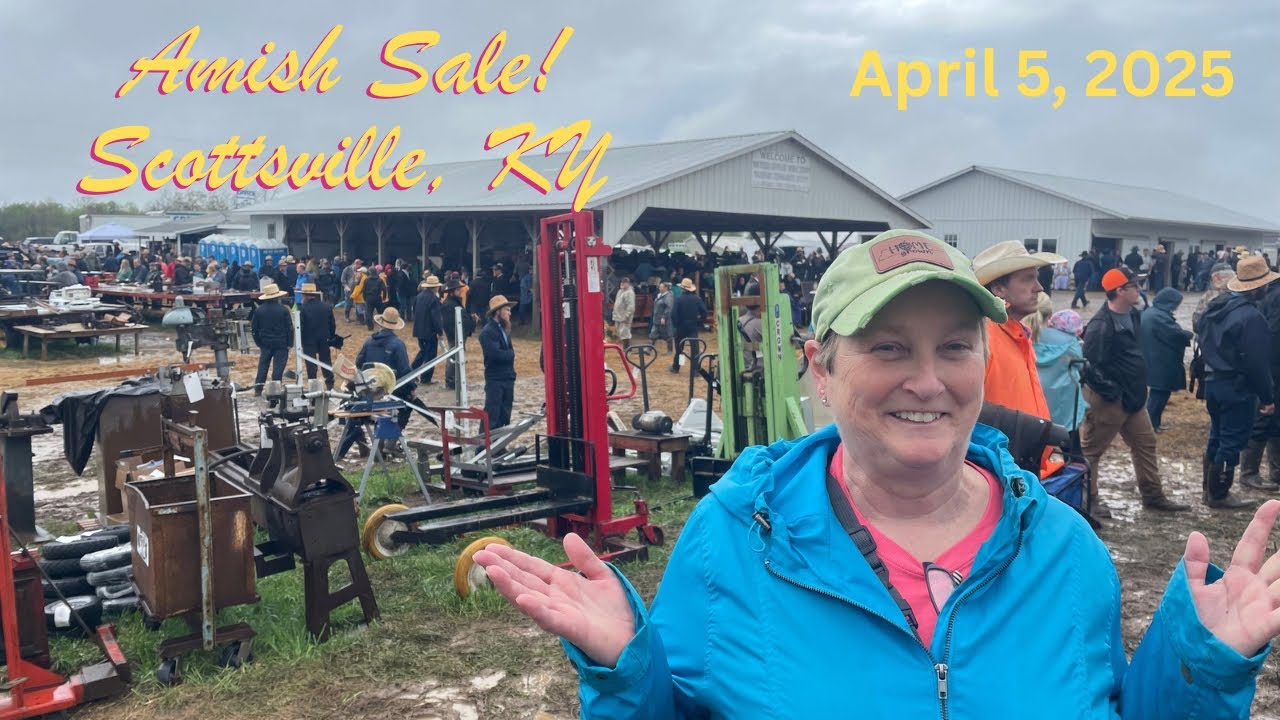 Let’s go to the Amish Sale in Scottsville KY. April 5 2025.