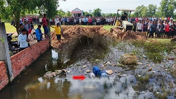 Landfill New Project!!skill Dozer​ KOMATSU Push Soil Clean Garbage Soil into forest​ 100% complete
