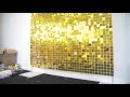 Metallic True Gold Shimmer Sequin Panel Color Preview