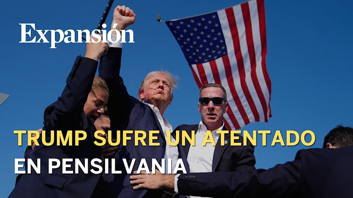 Donald Trump, herido leve tras ser tiroteado en un mitin en Pensilvania
