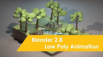 Low Poly Animation - Blender Cycles - KITA