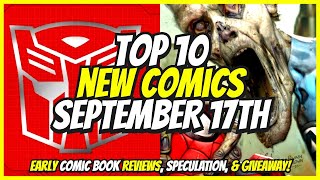 Top 10 New Comic Books September 17th, 2025 🔥 Reviews, Covers, & Giveaway 🔥 Best NCBD Videos