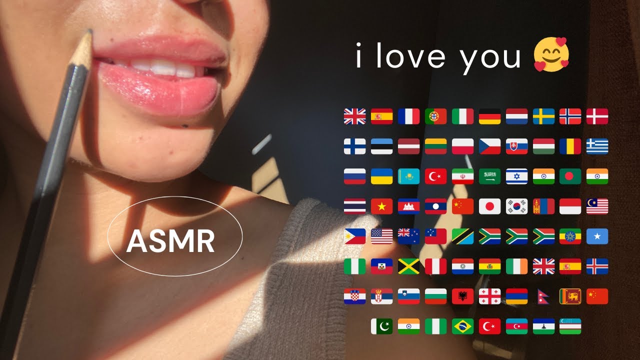 asmr | “i love you” 💕 in 70+ languages 