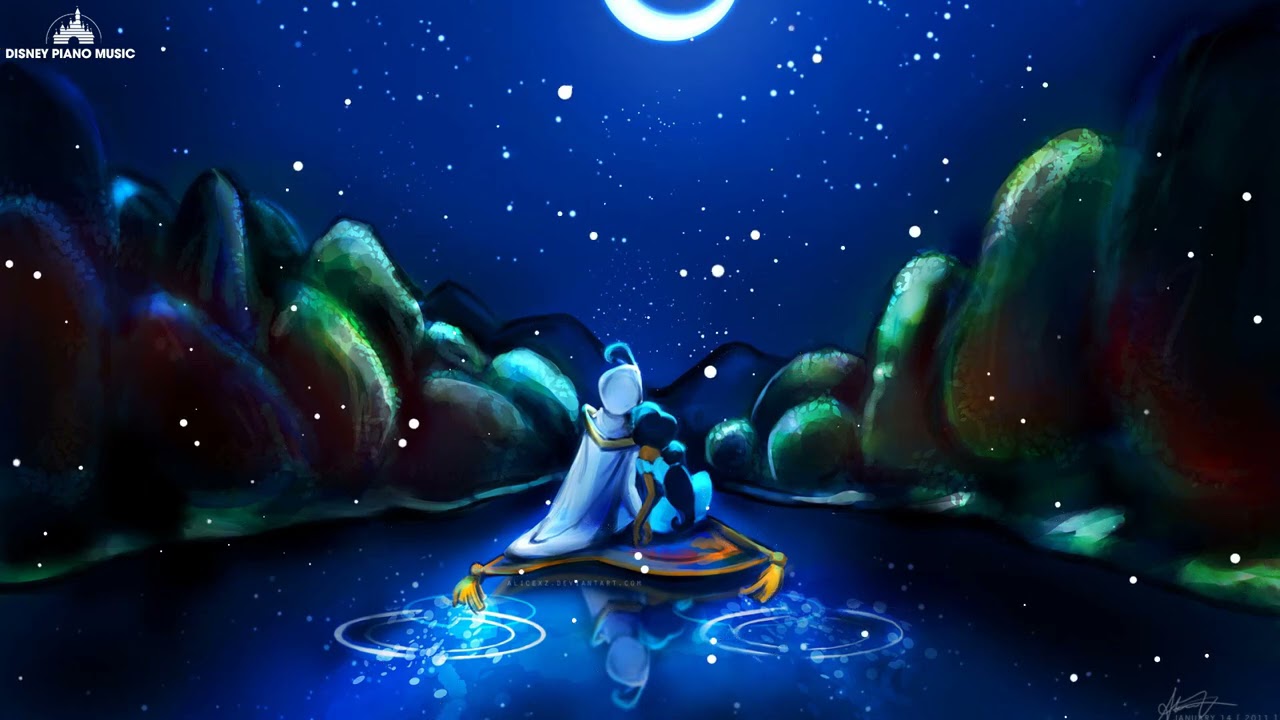 A Whole New World - Aladdin | Piano 1 Hour | Disney Relaxing Deep Sleep Music