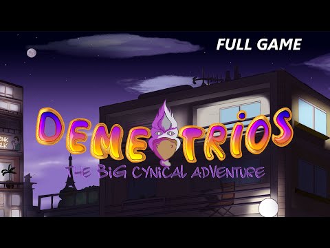 DEMETRIOS THE BIG CYNICAL ADVENTURE FULL GAME Complete walkthrough gameplay - ALL ACHIEVEMENTS