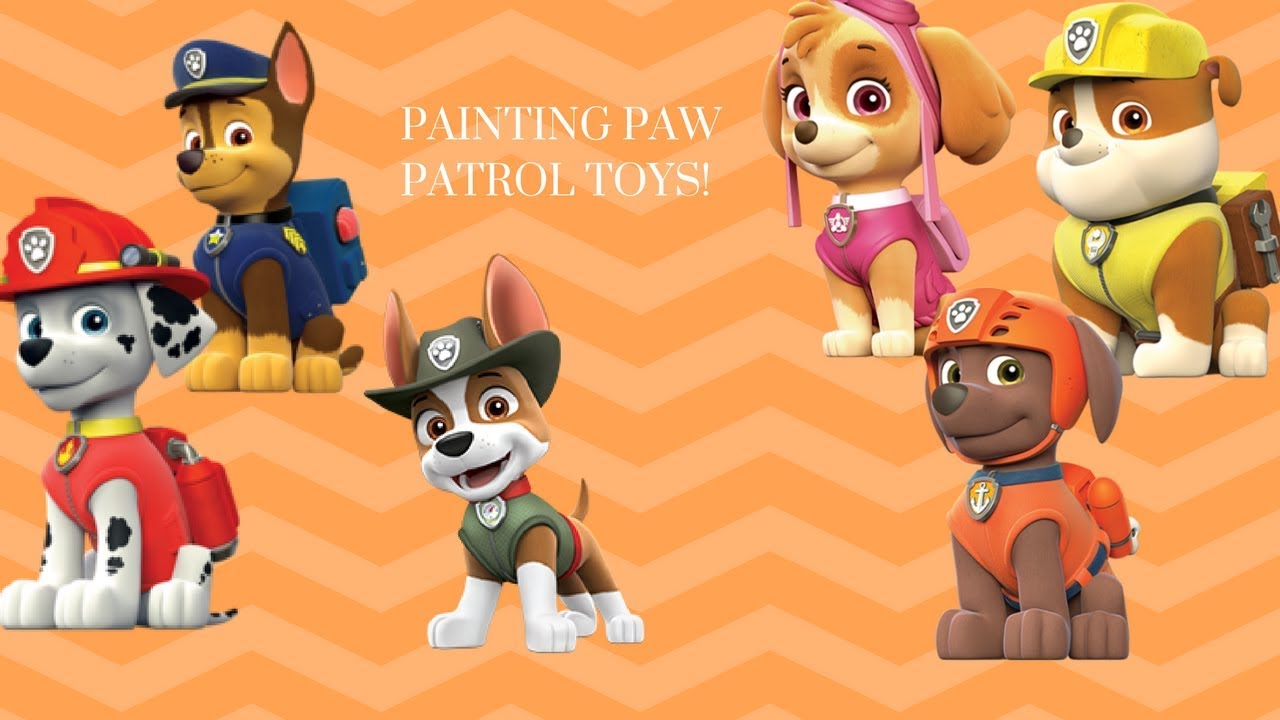 PAW PATROL AND PAINTING YouTube