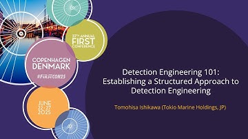 Detection Engineering 101 : Establishing a Structured Approach to Detection Engineering