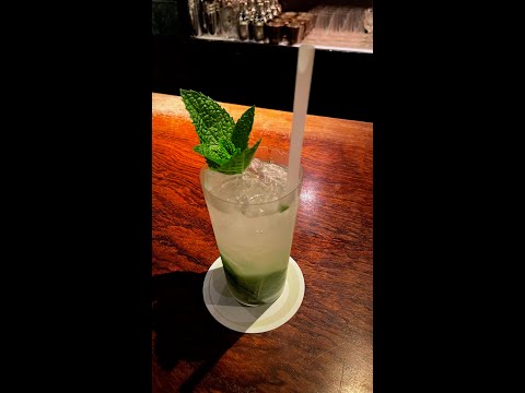 猛暑に レモンチェッロ・モヒート / Super Fresh Limoncello Mojito by Japanese bartender