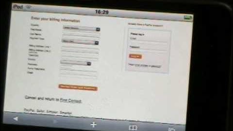 iPhone & iPod Touch experience with a Typical DotNetNuke Ecommerce Application