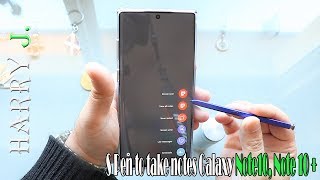 How to use the S Pen to take notes on the Galaxy Note10, Note 10 +