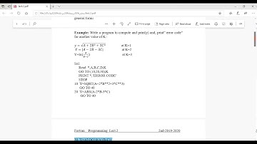 Fortran program lecture 2