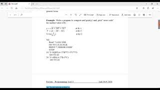 Fortran program lecture 2 Wealth