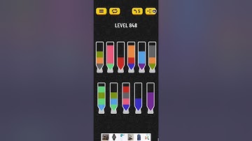Water Sort Puzzle Level 848