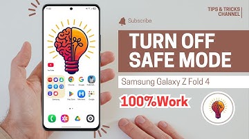 How to Turn Off Safe Mode Without Power Button on Samsung Galaxy Z Fold 4 | Easy Fix