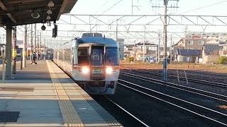 キハ85系特急ひだ名古屋行清州1番線通過