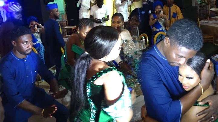 LOVELY MOMENT: SEYI EDUN AND NIYI JOHNSON DANCE LIKE NEVER BEFORE AT THEIR TWINS NAMING CEREMONY