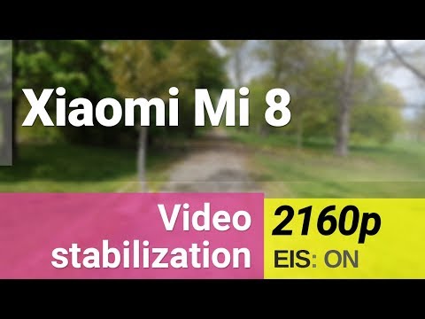 Xiaomi Mi 8 4K 2160p video sample - stabilization