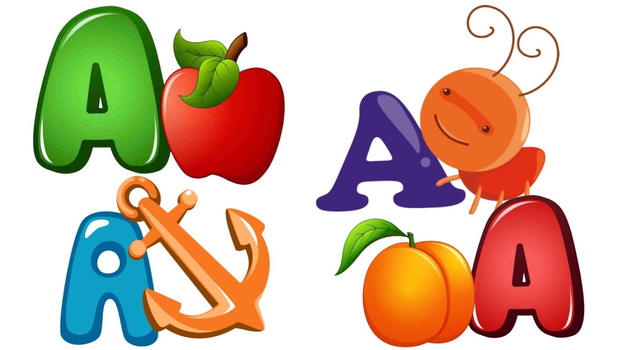 Words that start with aa a words learn letter kids bulb 