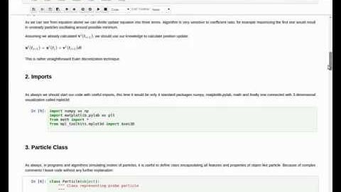 Project 3.1: Particle Swarm Optimization trailer, Code discussion.