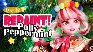 Repaint! Polly Peppermint the Christmas Elf – Day 12 - Twelve Days of Craftsmas