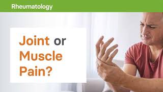 Joint or Muscle Pain?
