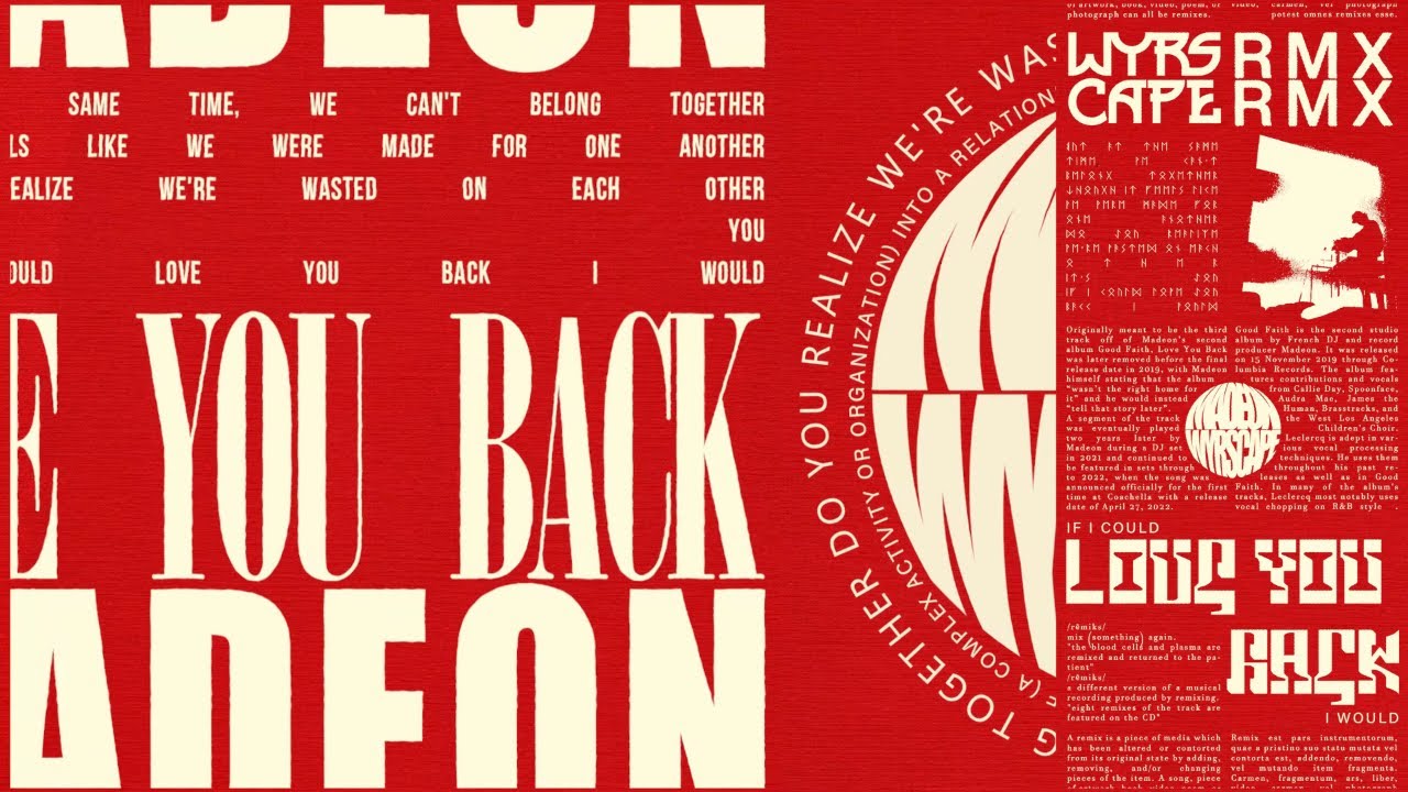 Madeon - Love You Back (Wyrscape Remix) (Winner of the Remix Competition)