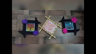 Convert Newspapers Into Photo - Frame Diy Newspaper Diy Photo - Frame Newspaper Junk Crafting