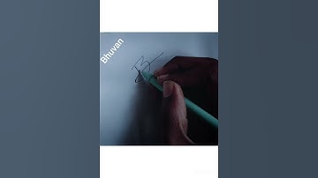 Bhuvan | signature | #sign #signature #bhuvan #artist