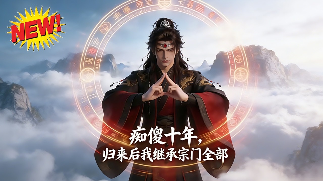 ⚡【新番速递】《痴傻十年，归来后我继承宗门全部》绝色女帝竟把我当解药！苏凡觉醒薪火摸尸就变强，师父战死后被迫临危当掌门！#玄幻 #仙侠 #逆袭 #爱看动漫