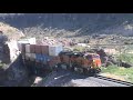 Bnsf 7093  sawmill canyon bridge cliffside view