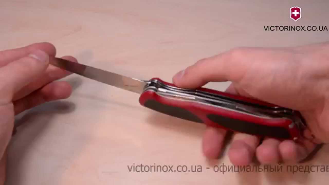 Швейцарский складной нож Victorinox RANGERGRIP 0.9663.C - обзор ножей .