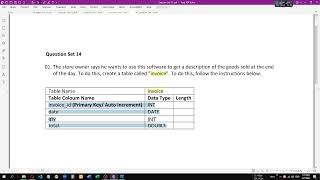 DBMS Question set 14