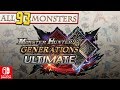 MONSTER HUNTER GENERATIONS ULTIMATE: All 93 Monsters