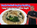Masak tumis brokoli daging kepiting