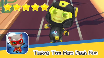 Talking Tom Hero Dash Run Day 138 Walkthrough Endless runner Save the world Recommend index five sta