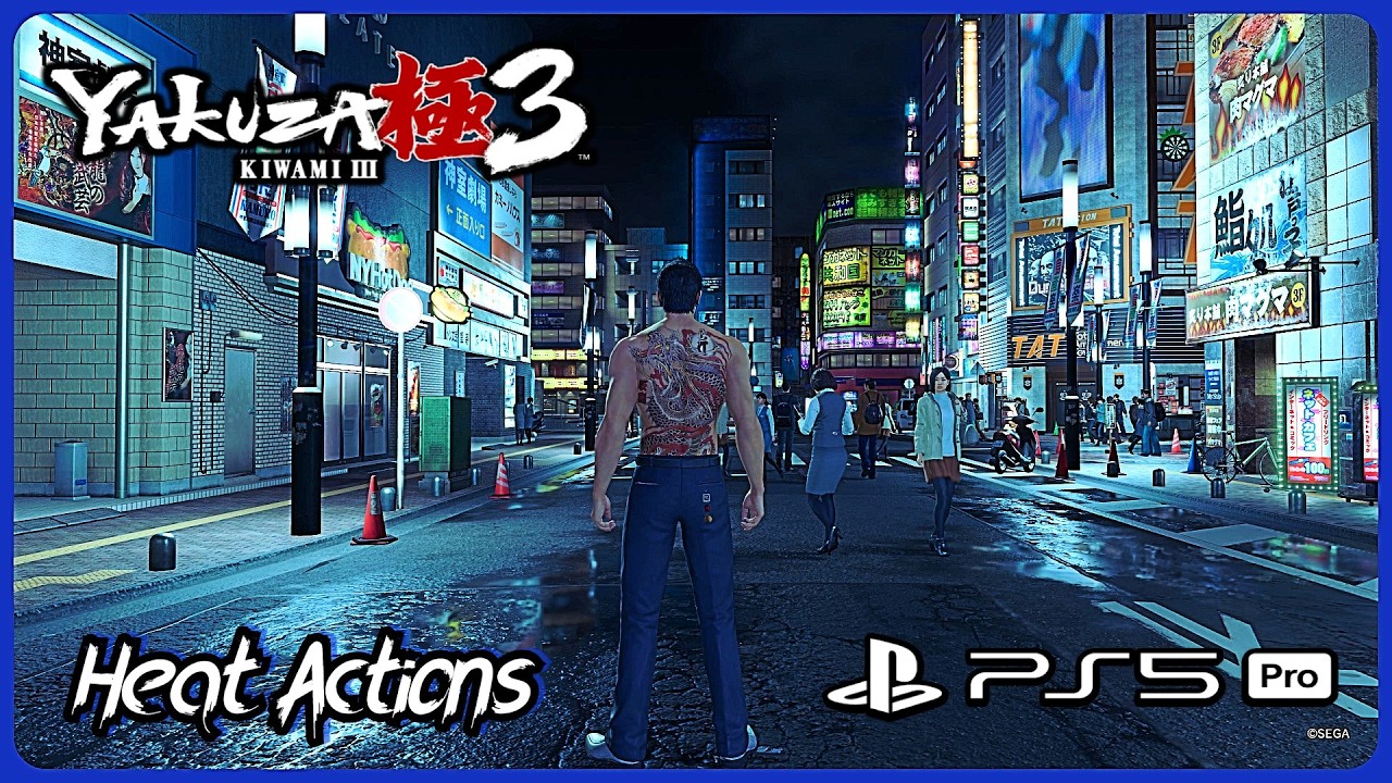 Yakuza Kiwami 3 - Kiryu Heat Actions - Takedowns & Brutal Combat Gameplay Vol.2 (PS5 Pro)