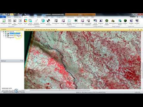 Radiometric Correction in Landsat Image using Erdas Imagine Software
