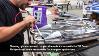 The Ensitech TIG Brush for Weld Cleaning