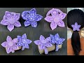 Flower Bow Scrunchies.✅✅ DIY Scrunchies. How to make Fabric Scrunchies Sewing Tutorial.