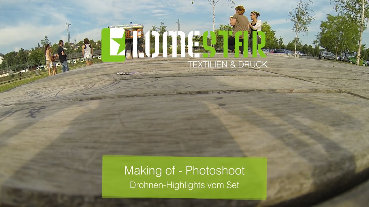 Drohnen Highlights vom Photoshoot - LOMESTAR Abschluss-Shirts