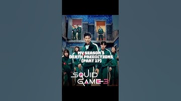 Squid Game 3 Death Predictions| Squid Game 3| 8 Days!!! #kdrama #edit #hyunju #gihun #fyp #squidgame