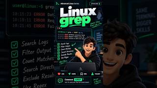 Linux grep Commands You NEED to Know in 30 Seconds 🔥| Advanced Linux EP 2 #linux #grep #linuxkernel