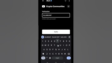 Crypto Communities | Blum Verify Code | Blum | Telegram Bot Earning