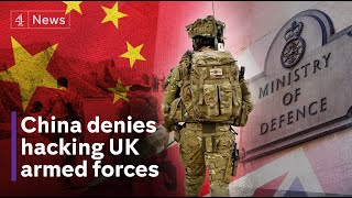 China suspected of hacking UK armed forces payroll