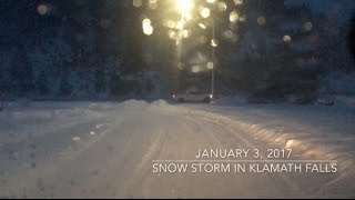Snow Storm | Klamath Falls | Time-Lapse