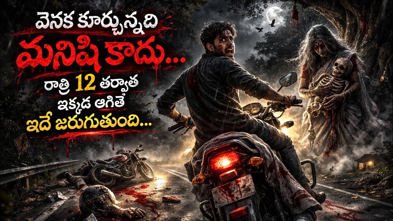 రాత్రి వర్షంలో నా వెనుక ఎవరు ఉన్నారు? | నిజంగా జరిగిన భయంకర ఘటన 😱 #shorts 