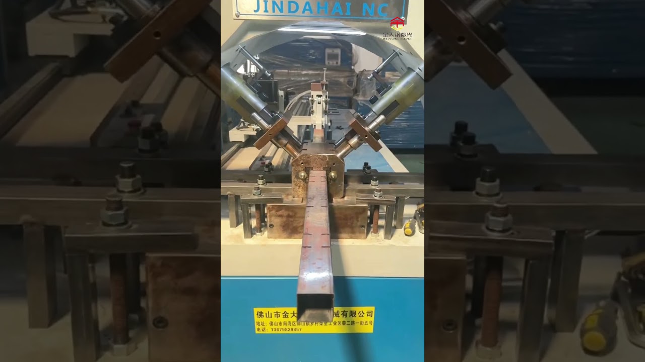 💥 Pipe punching Machine in Action! 🚀 This Pipe punching Machine is a Game Changer! 🔥 