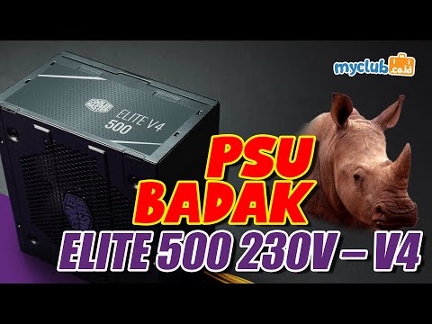 Pengujian Cooler Master ELITE V4 500W - PSU Badak Bener !!! (Bahasa Indonesia)