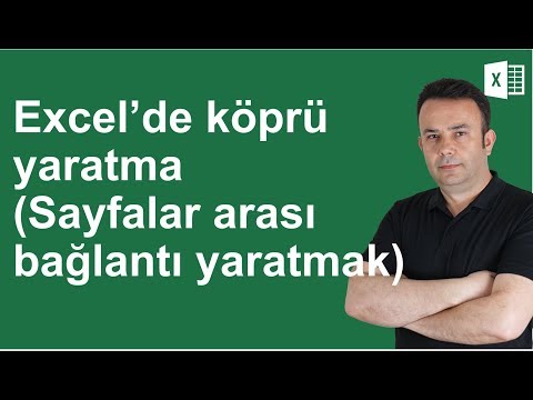 Excel’de köprü yaratma (Sayfalar arası bağlantı yaratmak) | 203.video | Ömer BAĞCI