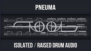 Tool - Pneuma (Isolated Audio) [Dark Theme] - Drum Sheet Music